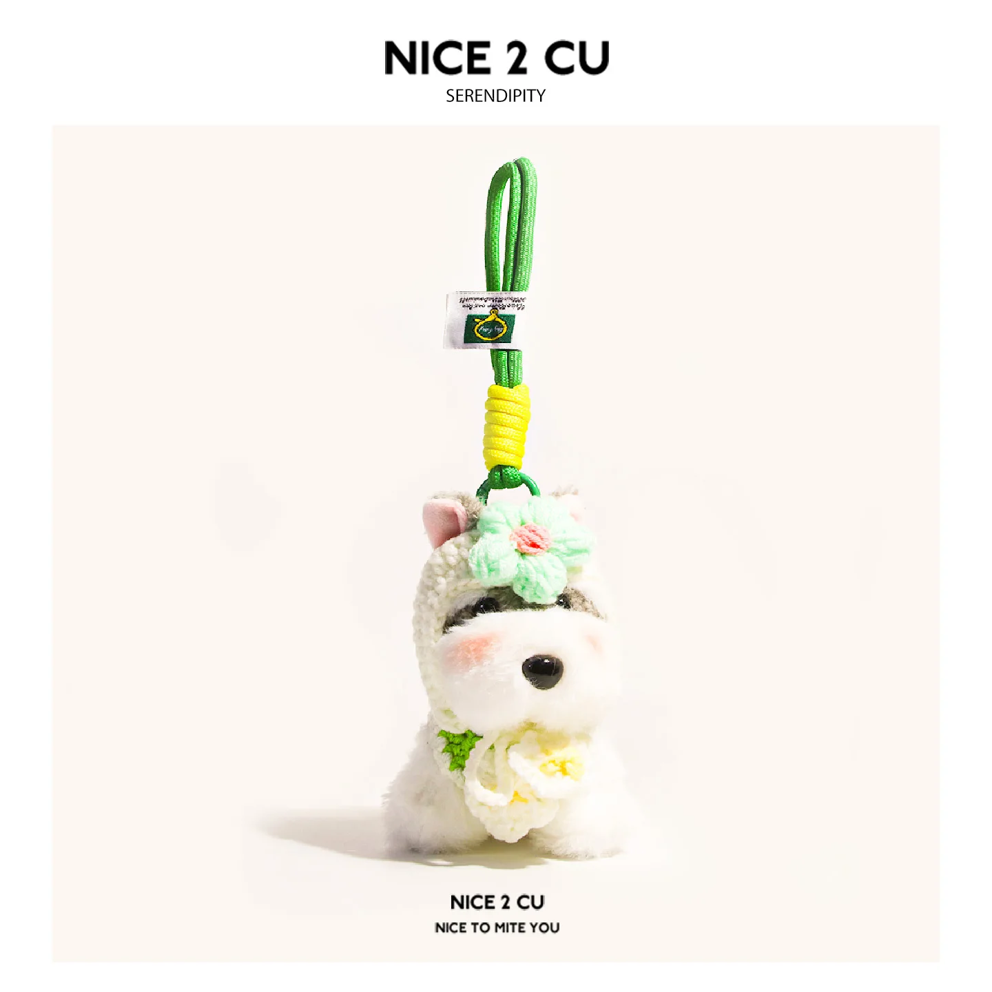 ตุ๊กตาสุนัขชเนาเซอร์น่ารัก ของตกแต่งกระเป๋า พวงกุญแจ ของขวัญเพื่อนสนิท ของขวัญคู่รัก