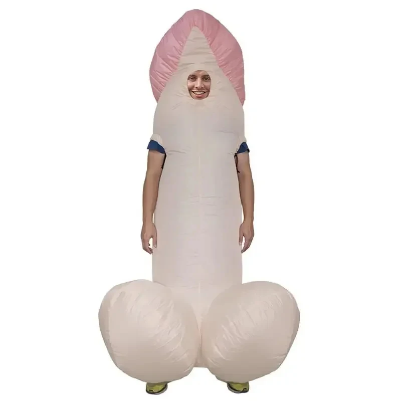 Disfraz Inflable de Pene para Adultos, Sexy, para Hombre, Boda, Club, Despedida de Soltero, Halloween, Carnaval, 04IKJ