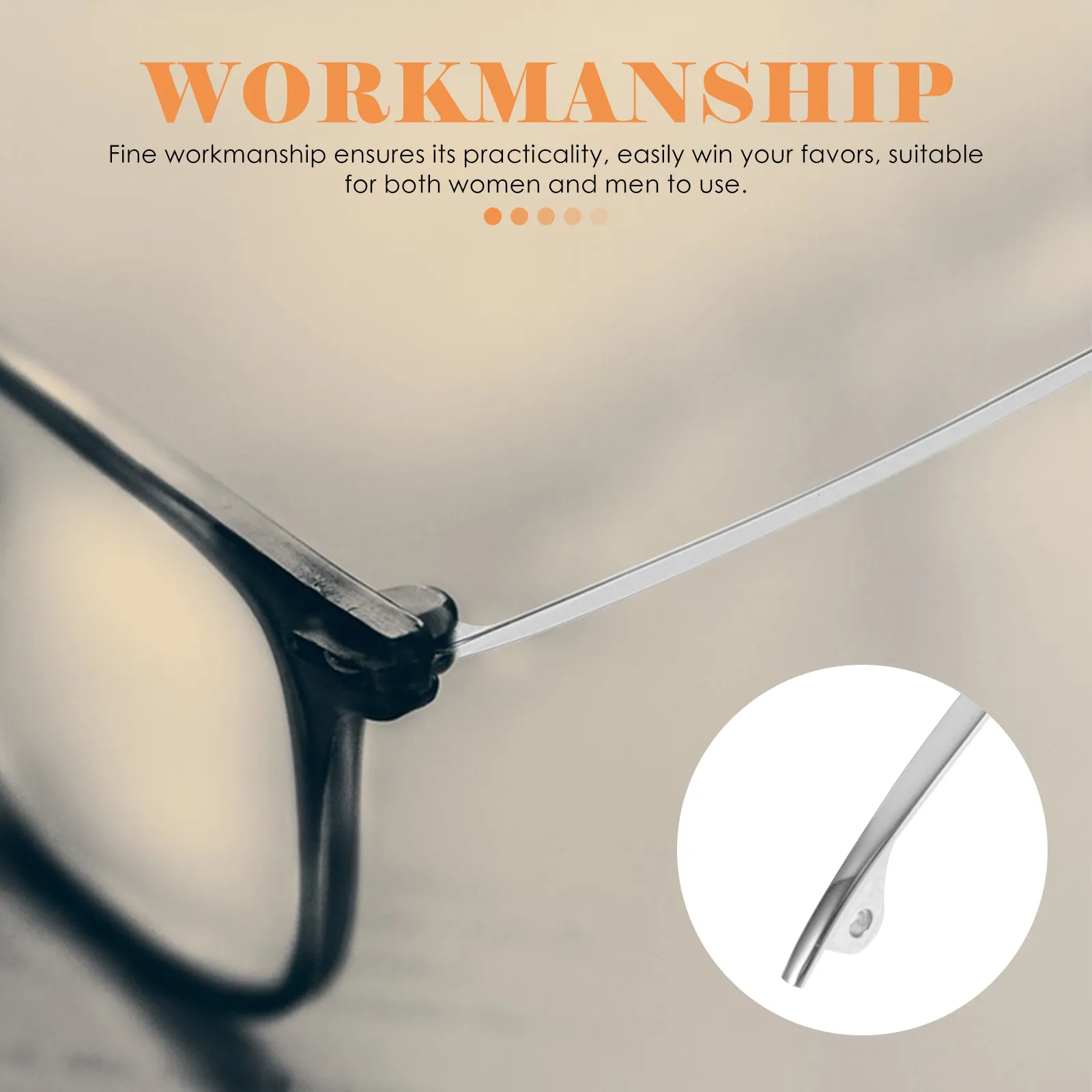 Metal Eyeglasses Temple Arms Replacement Kit – Universal Fit, Skin-Safe, Fashionable Repair Accessory for Glasses