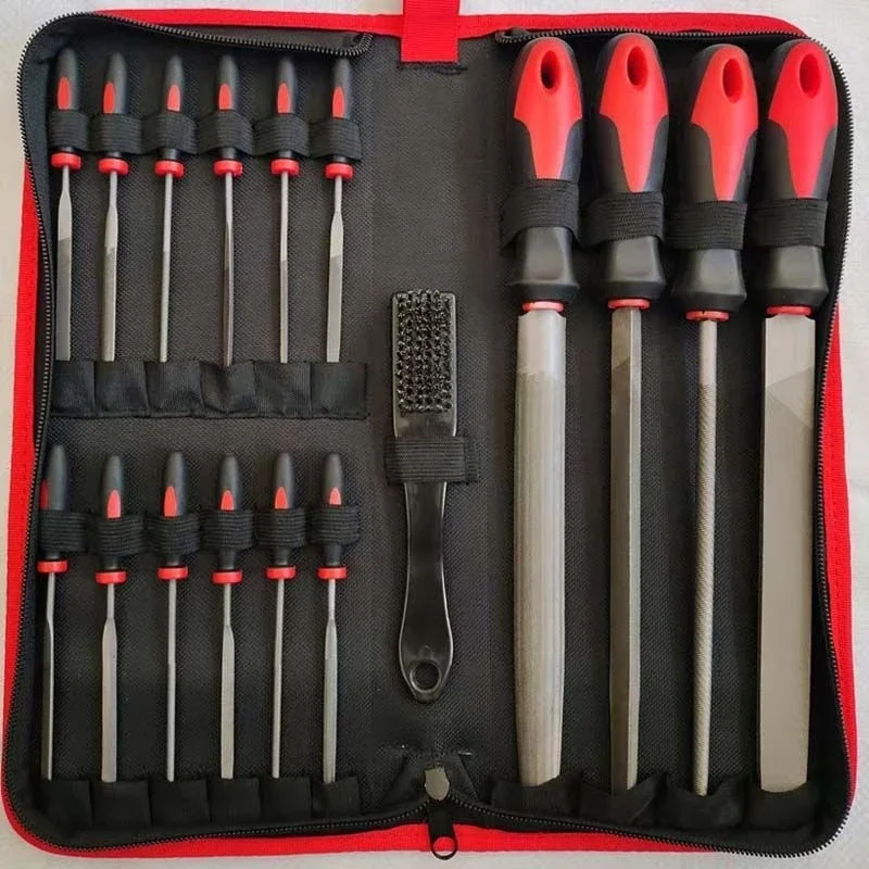 

Flat file sanding file set Combination steel files woodworking sanding flats semicircular triangular assortment