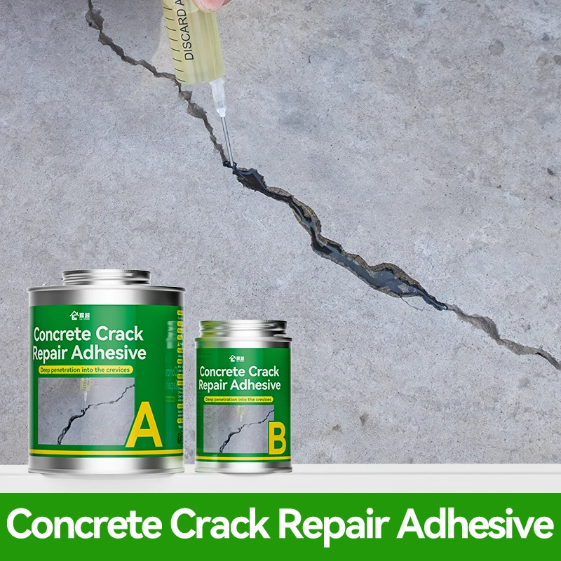 عامل إصلاح الكراك الخرساني من راتنجات الايبوكسي، اختراق عالي، طلاء مقاوم للماء، حشو الكراك، إصلاح الكراك الأرضي