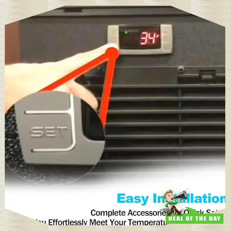 

24-часовая доставка, замена цифрового термостата для XR06CX-4N1F1, регулятор температуры, идеально подходит для коммерческого холодильника 120 В, 50–60 Гц