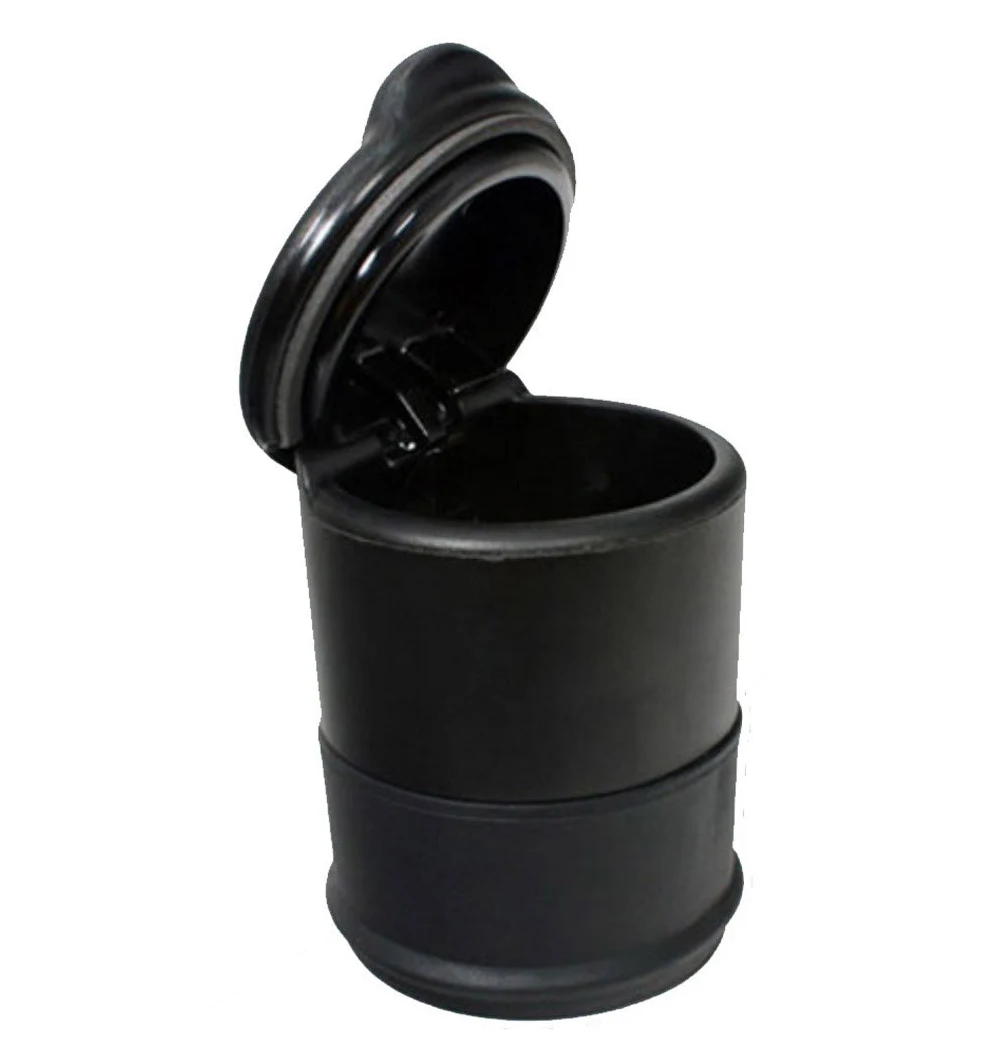 Black Self Extinguishing Ashtray Home Car Auto