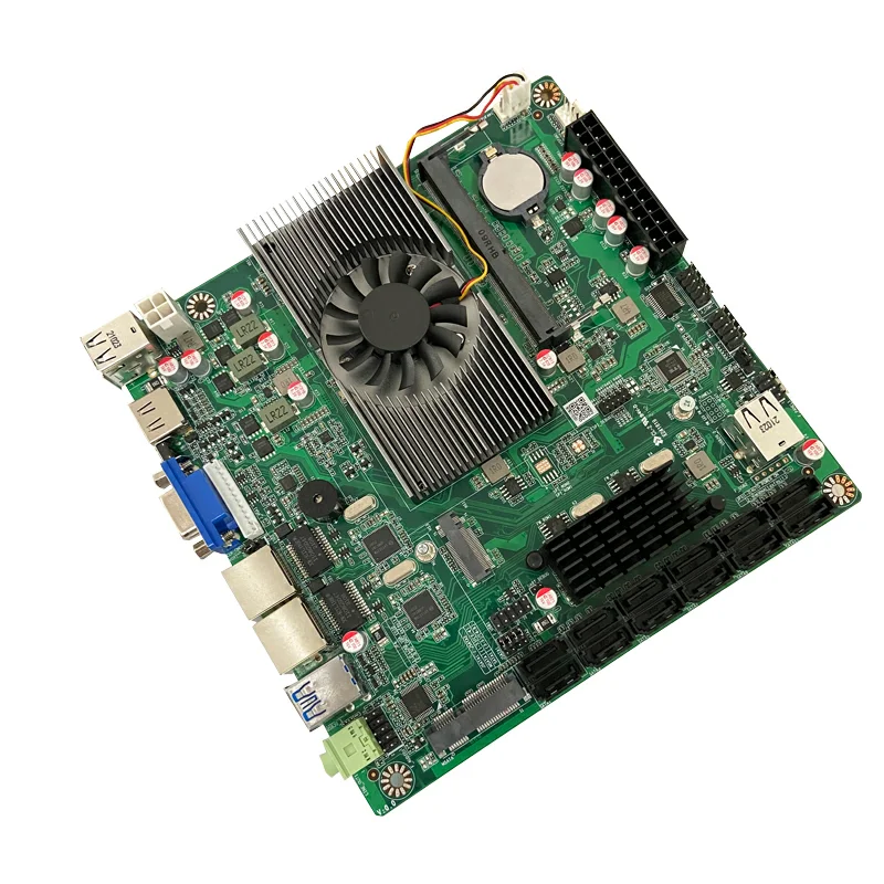 N5095 storage NAS motherboard server hot swappable ITX motherboard 12SATA/Gigabit Ethernet port