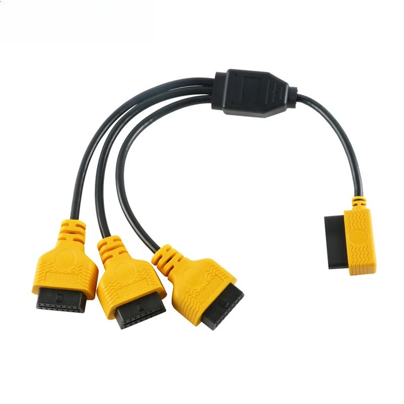 Automobile  one point three adapter cable plug one drag three universal extension cable 16 pins 16 cores