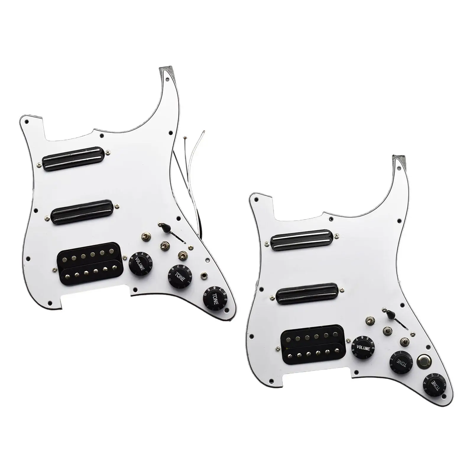 

Loaded Prewired Scratchplate, SSH Coil Splitting Guitar Pickguard, Prewired Pickguard Backplate