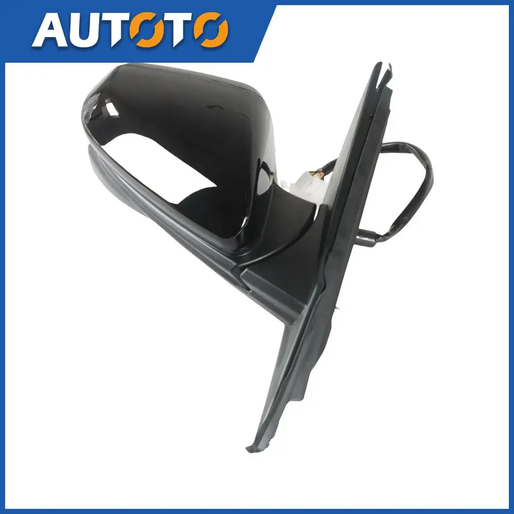 

1pc Car Rearview Mirror Assembly Black Right/Passenger Side W/ 11-Pins Camera HO1321284 Fits For Honda Civic 2016-2021