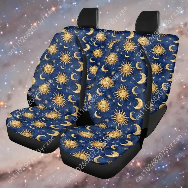 

Sun Moon Car Seat Covers Universal Environmentally Friendly Interior Decorations Comfortable Breathable Car Seat Covers