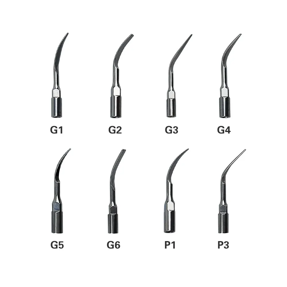 5pcs Dental Ultrasonic Scaler Tips Fit For Woodpecker EMS Sonic Scaler Handpiece G1-G6 P1 P3 Scaling Tip Dentistry Accessories