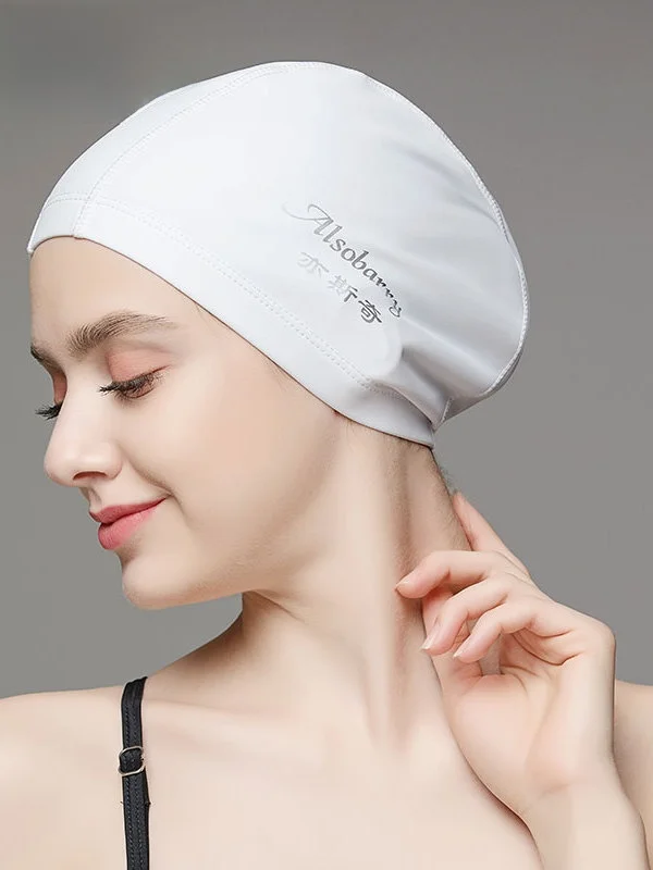 

Эластичная шапочка для плавания с ПУ-покрытием, очень большого размера, водонепроницаемая, с защитой ушей, удобная, для длинных волос, для взрослых, для горячих источников