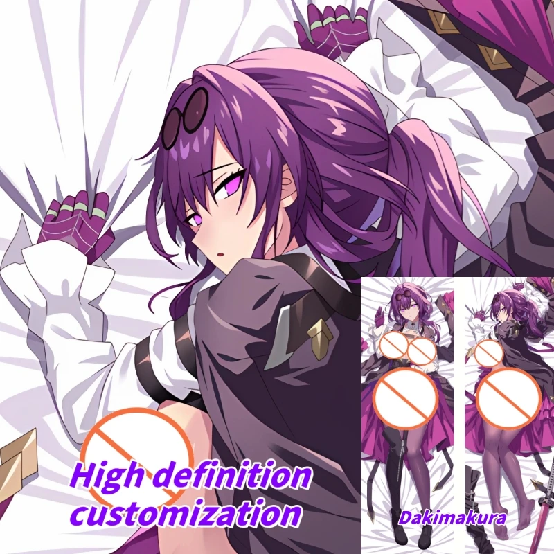 

Dakimakura Anime Pillow Case Honkai: Star Rail Kafka Double-sided Print Of Life-size Body Pillowcase Gifts
