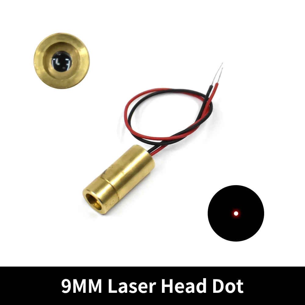 10-1 STKS, 650nm 5 mW Rood Punt/Lijn/Kruis Laser Module Hoofd Glazen Lens Focusseerbare Laserdiode Industriële Klasse, Hoge kwaliteit