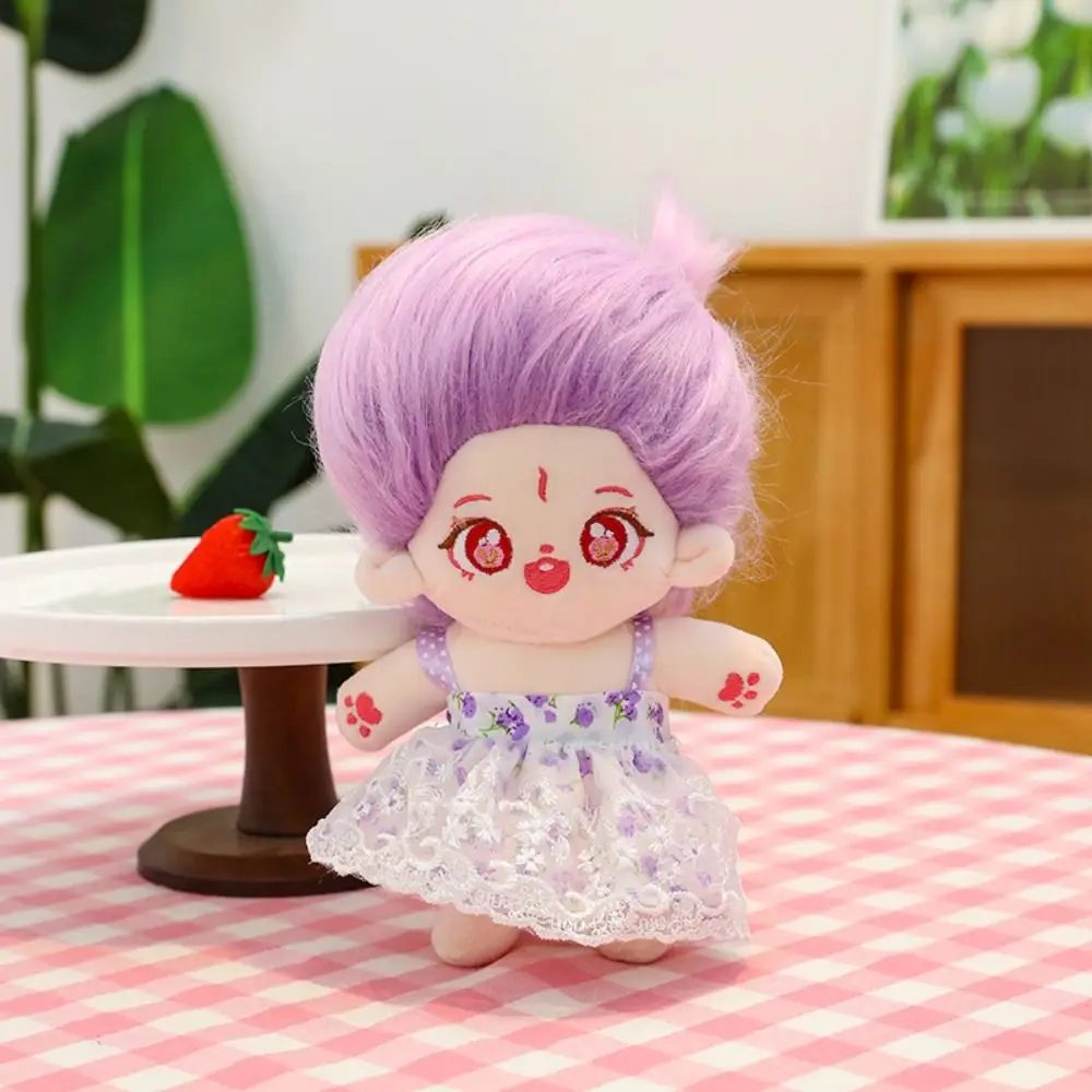 Muñeca de algodón con falda para niños, juguete de peluche de 20cm, ideal para Cosplay