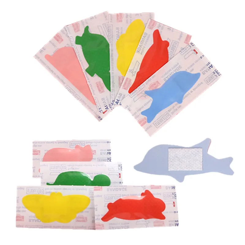 30pcs/set Various Shape Animal Band Aid First Aid Skin Patch for Wound Dressing Plasters Tape Waterproof Adhesive Bandages