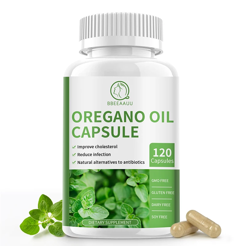 

BBEEAAUU Origanum Oil Capsules Balance Cholesterol Immune&Intestinal Digestive Health Inflammation Support Antioxidant Skin Care