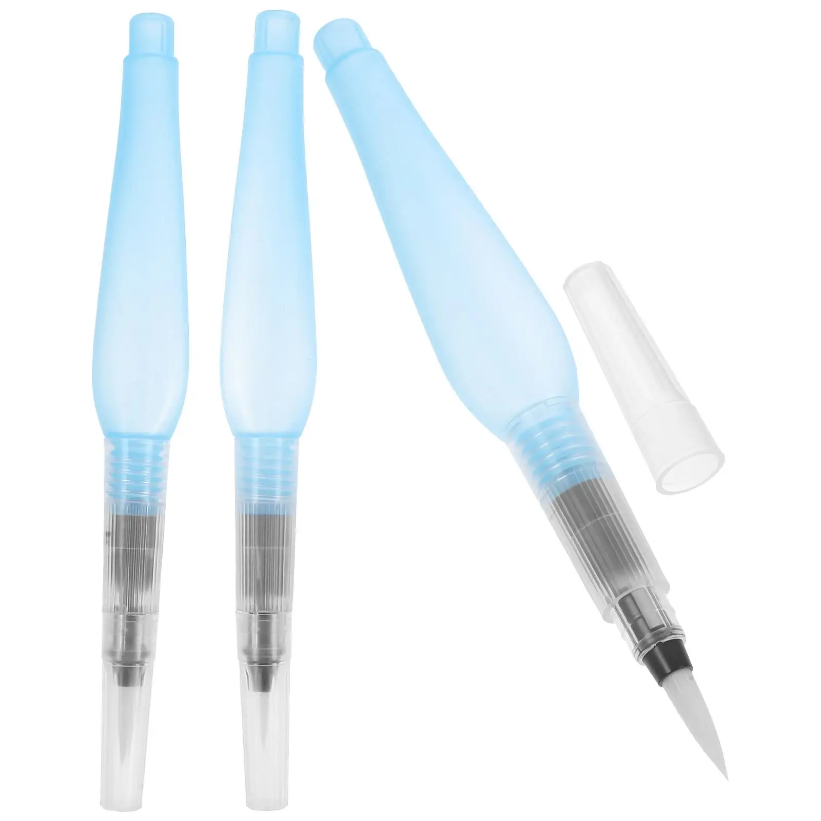 3 Pcs Painting Pen Drawing Brush Refillable Reusable Painting Brush Reusable Tool Set Lightweight Portable