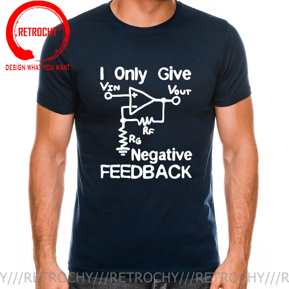 Electrical Engineer T Shirt Mechanical engineering technician Circuit Diagram I Give Negative Feedback Computer Engineer T-Shirt