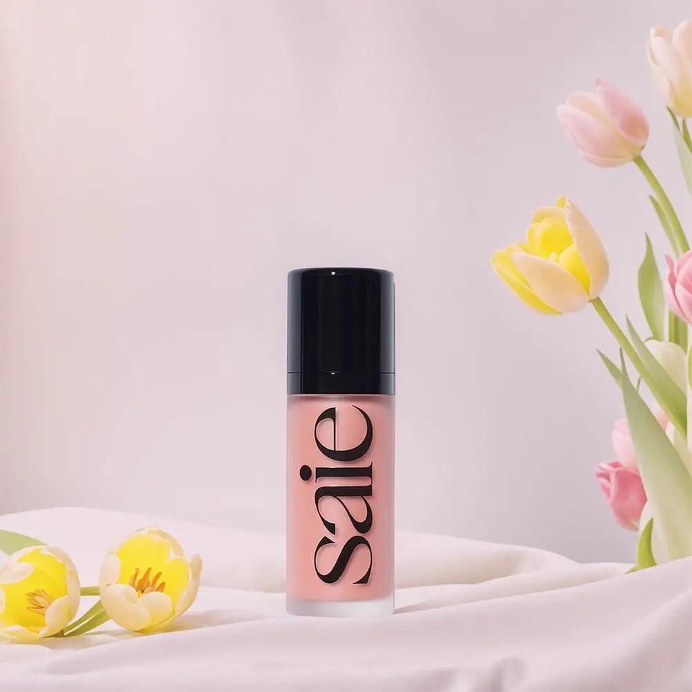 Saie Natuurlijke Glinsterende Gezichtsvloeibare Blush Markeerstift 3-Kleuren Gezichtsgloeiende Langdurige Make-up Waterdicht en Transpiratie