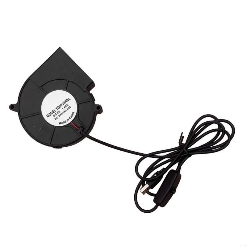 Quạt quạt thổi USB A9LA với công tắc cho máy in 3D BBQ Grill