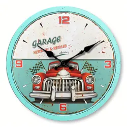 1pc Round wooden wall clock, your 
