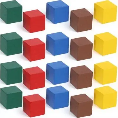 50Pcs Wood Chess Pieces Flying Chess Replacement Pieces Small Game Pawns for Board Game Projects Lightweight Travel