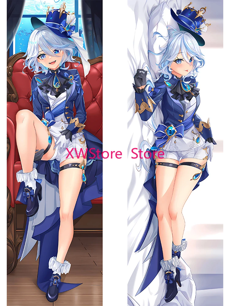 

Furina Makima Dakimakura Anime Otaku 2-Side Printed Waifu Decor Hugging Body Pillow Case Cushion Pillow Cover Kawaii Accessories
