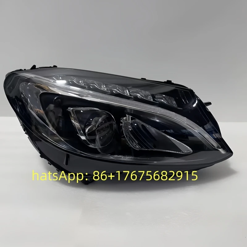 

Fit For Mercedes-Benz W205 Headlight 2015-2018 C200 C260 Full LED Headlight Assembly Car Light For Benz W205 Original Headlamp