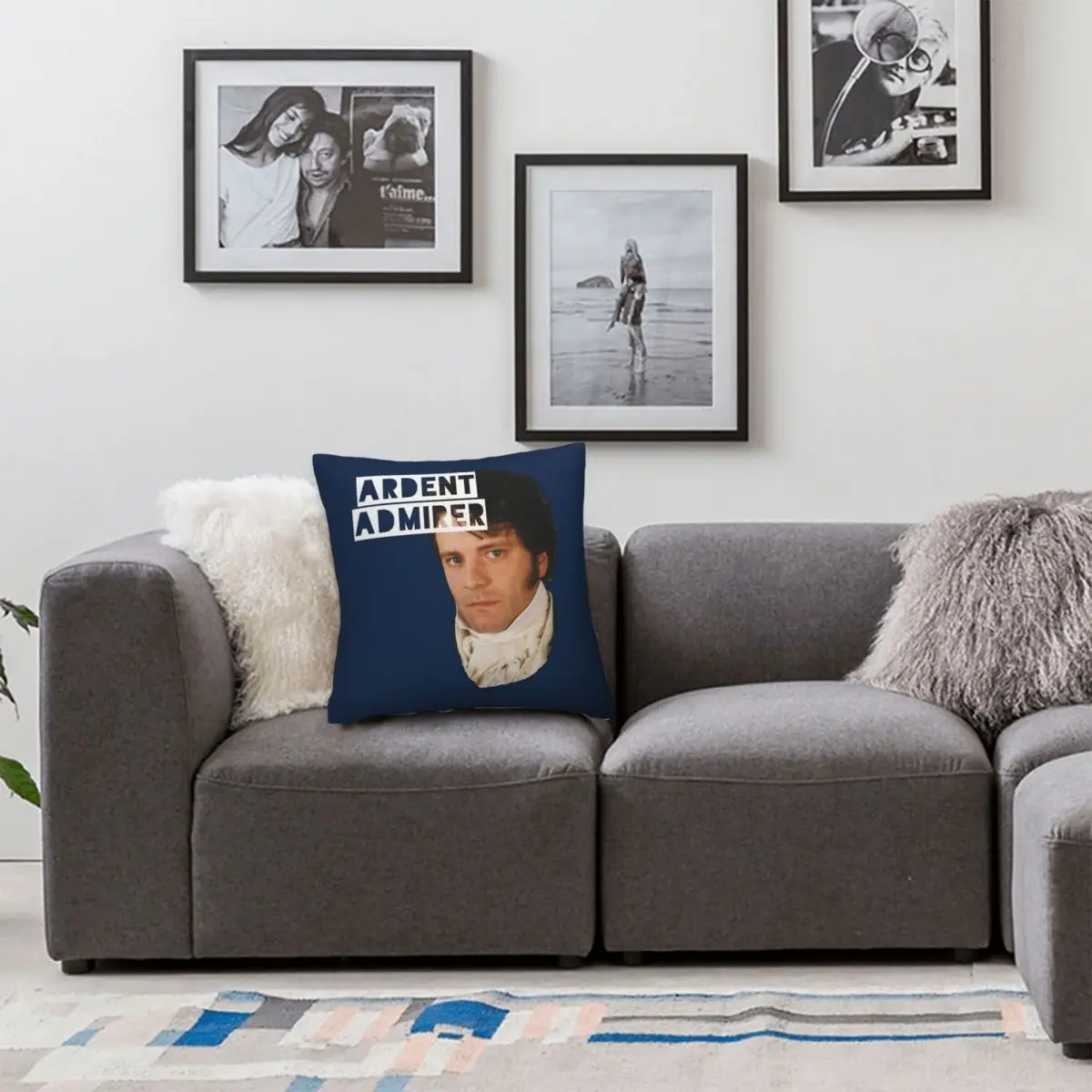 السيد دارسي فخر وتحامل المخدة البوليستر الكتان المخملية الإبداعية البريدي ديكور كيس وسادة غطاء الوسادة المنزل بالجملة 45x45 #6