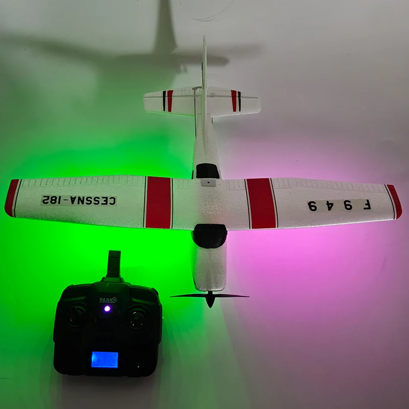 WLtoys 3CH CESSNA F949 LCD جيروسكوب 2.4G RC طائرة ثلاثية الأبعاد/6G الثابتة الجناح لعبة الطائرات في الهواء الطلق الطائرات بدون طيار RTF لعب للأطفال والكبار هدية #3