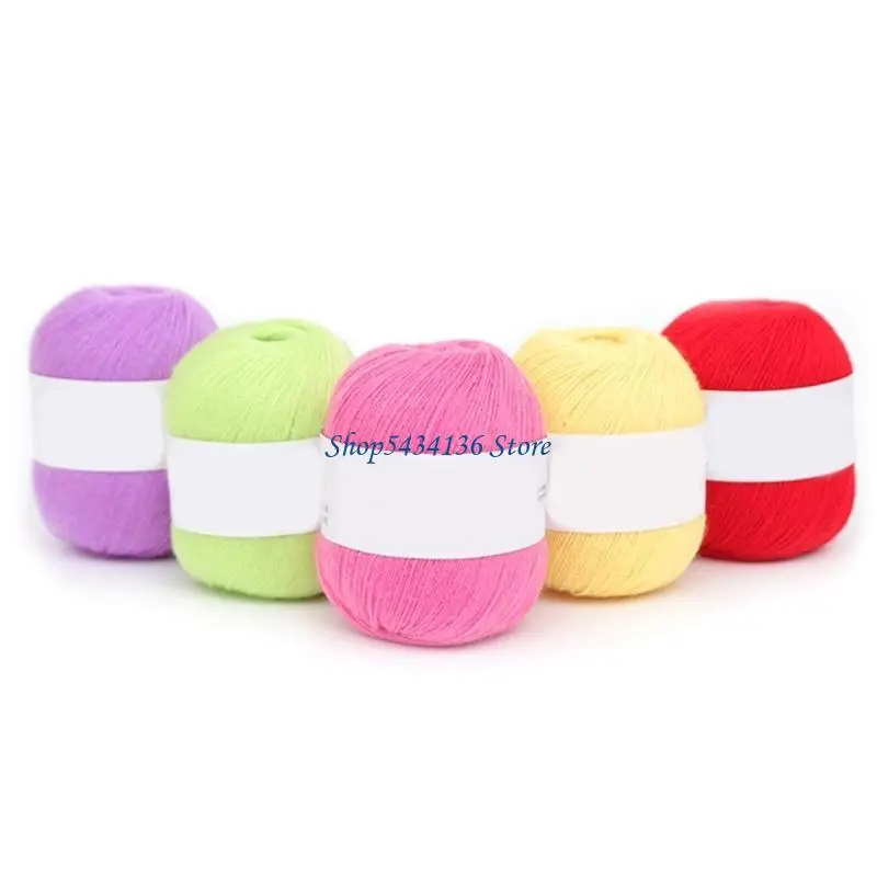 

H7ED Тонкая норково-кашемировая пряжа, тщательно отобранная, особенно мягкая для ручного вязания