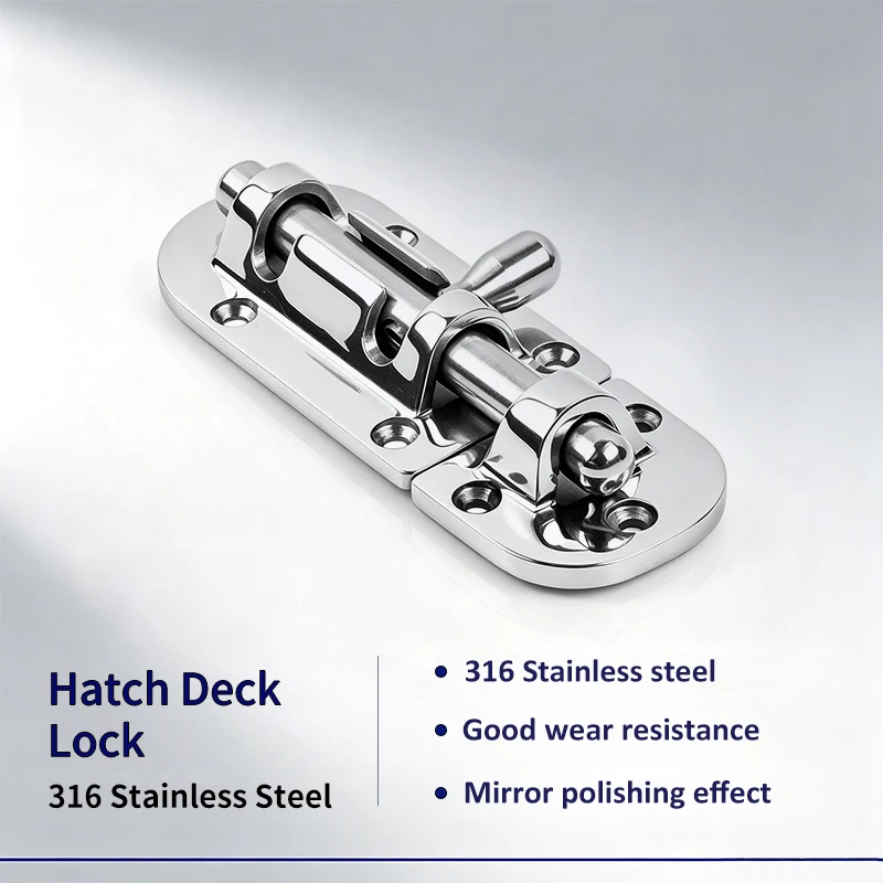 Alastin 60/90/110mm 316 Stainless Steel Slide Barrel Bolt Clasp Door Window Lock Latch for Marine Boat Hardware Accessories