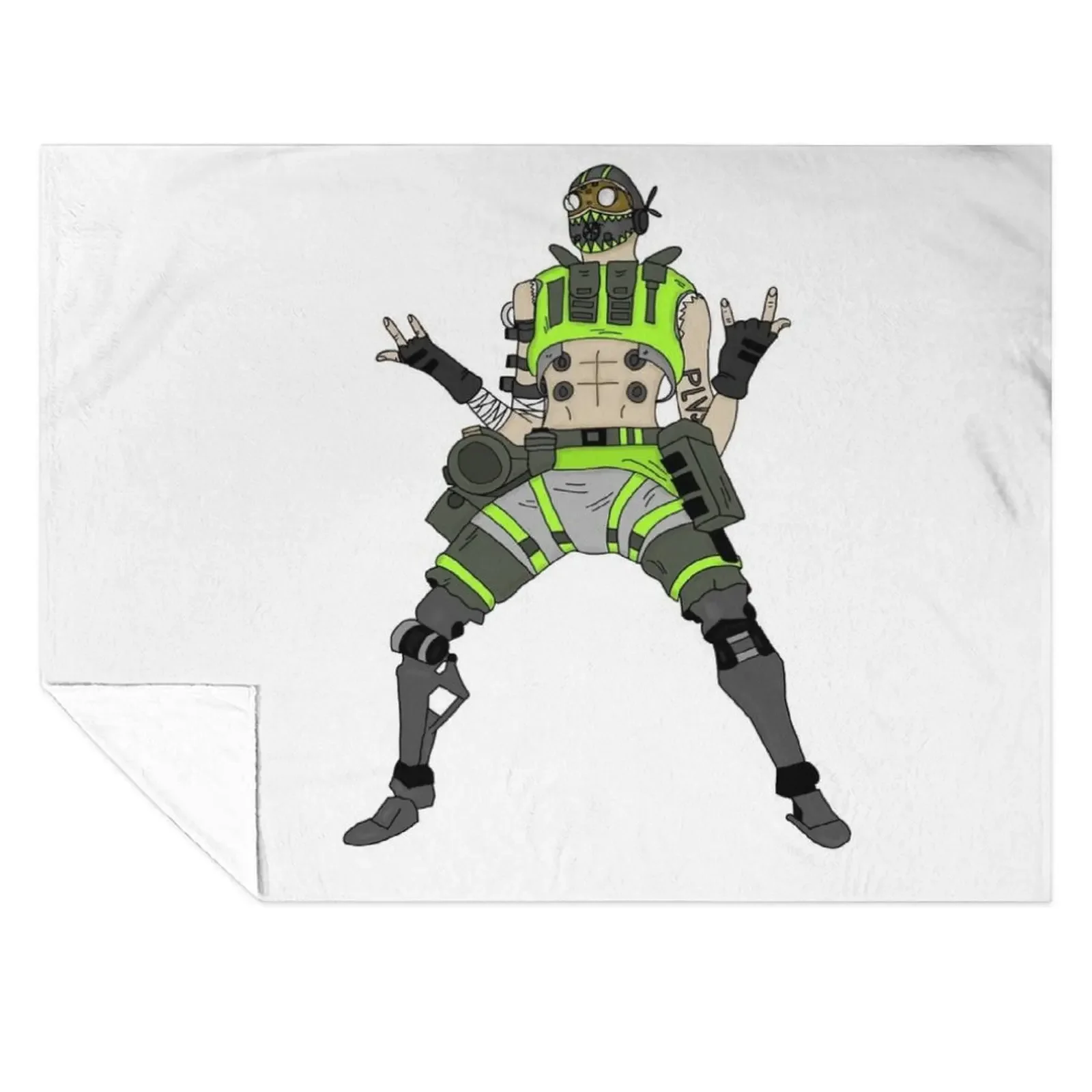 

Apex Legends Octane Throw Blanket Plush Flannel Fabric Sleeping Bag Cute Blankets