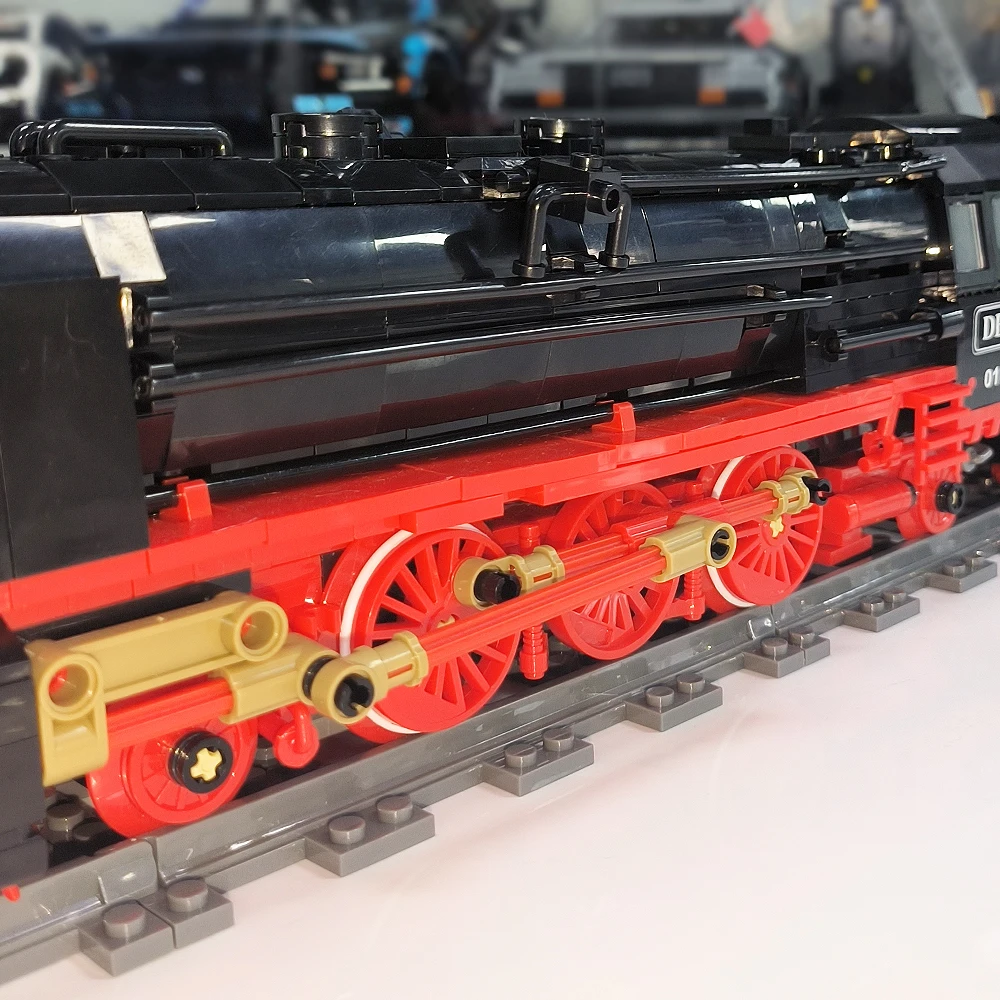 59004 Creative Expert Ideas Steam Train  locomotive Model Moc Railway Express Bricks  Modular Building Blocks Toys 1173pcs