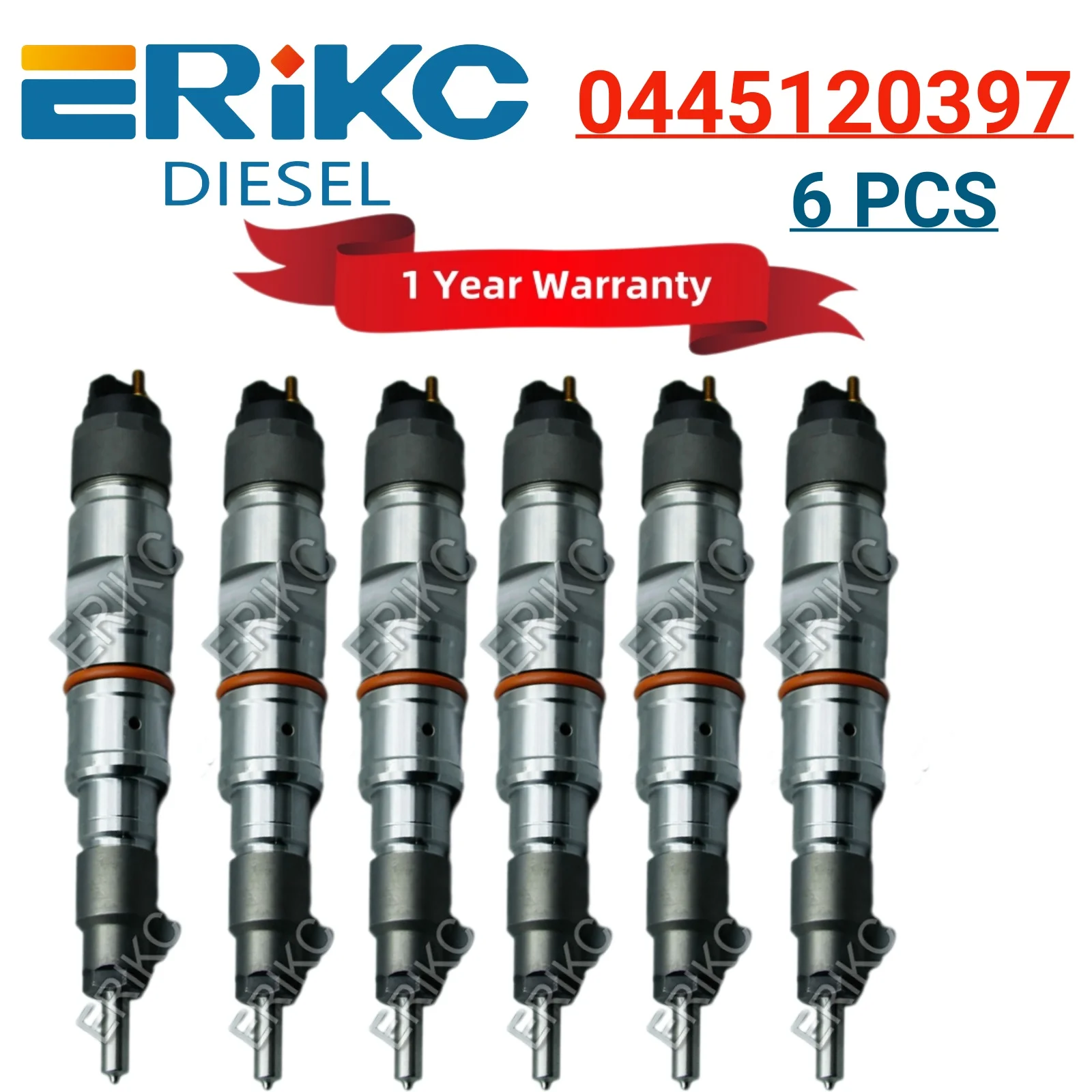 หัวฉีดน้ำมันเชื้อเพลิง CRIN2-6DM2 0 445 120 397 ระบบคอมมอนเรล 0445120397 หัวฉีดแท้ 0445 120 397 สำหรับ FAW 1112010M100000