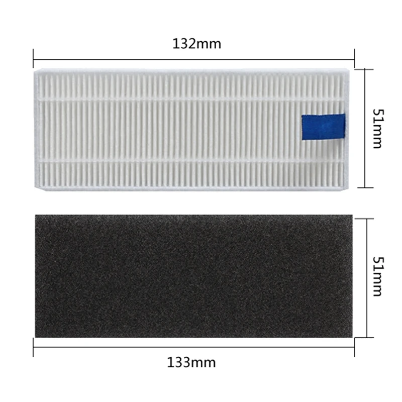 مكنسة كهربائية فلتر Hepa ، قطع غيار فرشاة جانبية ، فرشاة جانبية لمستكشف X-Plorer ، قوة ذكية Isweep X3