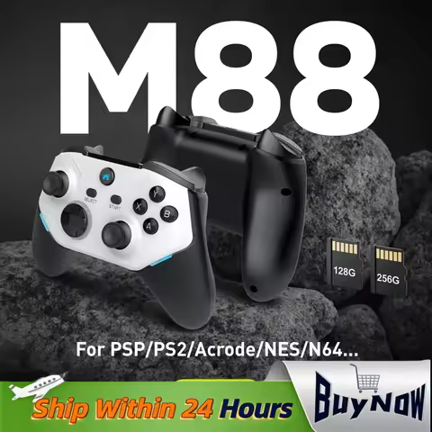 M88 Retro 4K Console Game Stick 60+ Simulators For PS2/PS1 Support Large 3D Games Built-in 20000 Games Home Game Machine Gifts