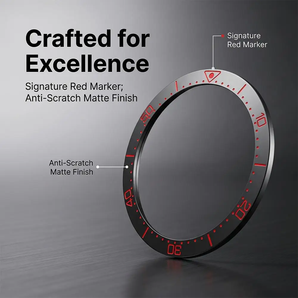 Image of Edelstahl-Lünette mit Seepferdchen-Skala für Garmin Fenix 8 / Tactix 8 51mm Schutz-Uhrenring Uhrenzubehörteile
