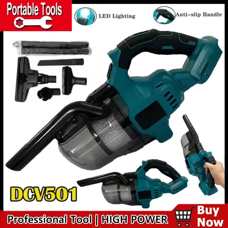 

Fit Makita Cordless Vacuum Cleaner Handheld Dust Collector Floor Carpet Car Pet Hair Cleaning Power Tool 18V Battery