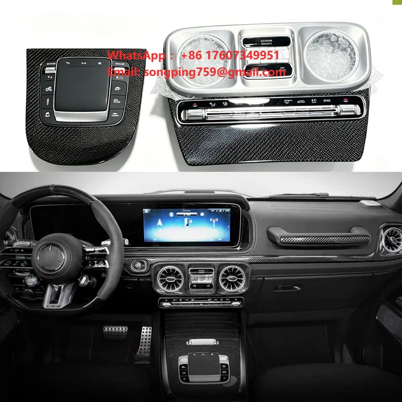2025Y Style  Central Control Mouse air Vent Control or G Class W463A G550 G63 G350D W464 to W465 Interior Upgrade Old to New