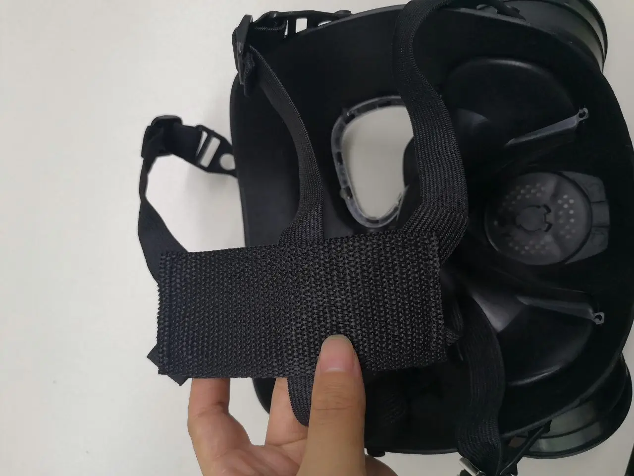 Máscara facial táctica M04 para Airsoft BB Gun CS, disfraz de Cosplay, Máscara protectora de Gas de cara completa, correa ajustable de calavera