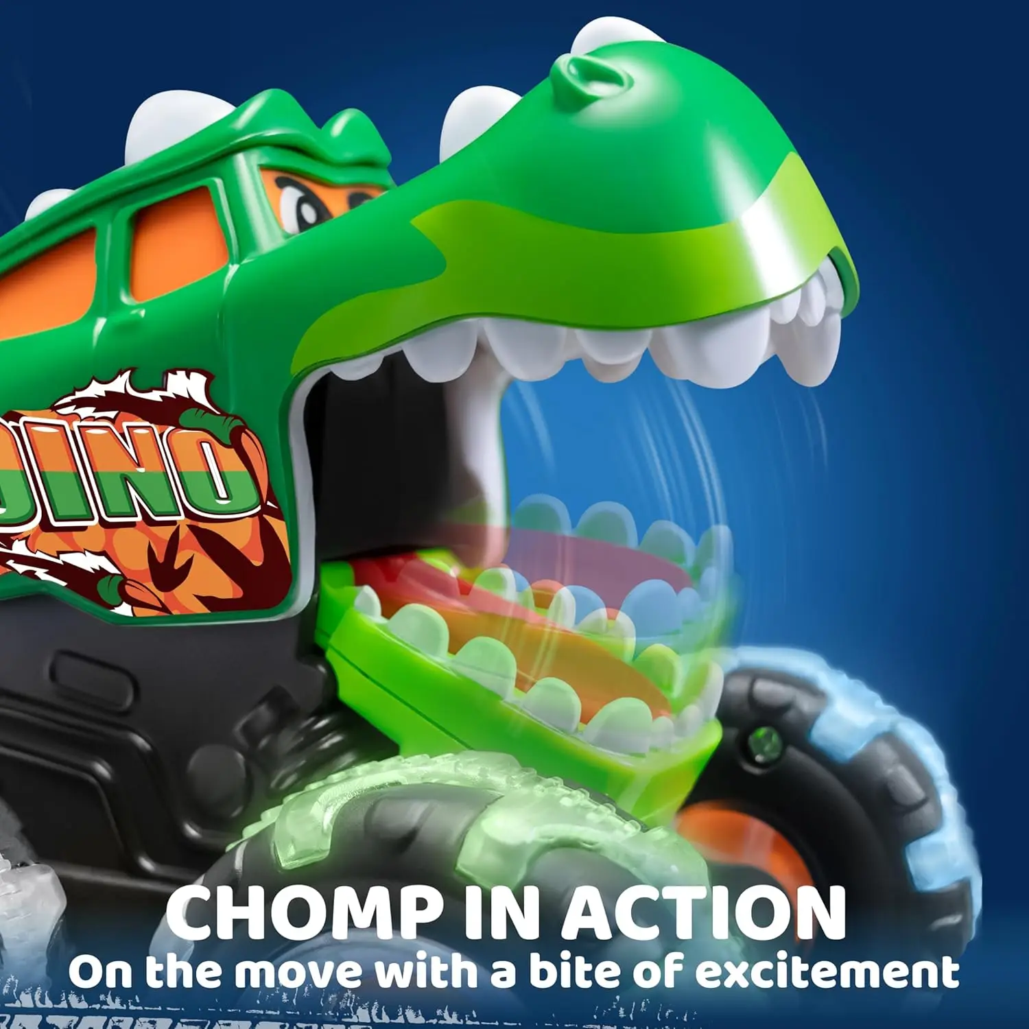 JOYFY 3 Pack Monster Truck Toy Motion Activated Light-Up Cars Press & Go Cars for Boys Girls Birthday Christmas Gifts view 4