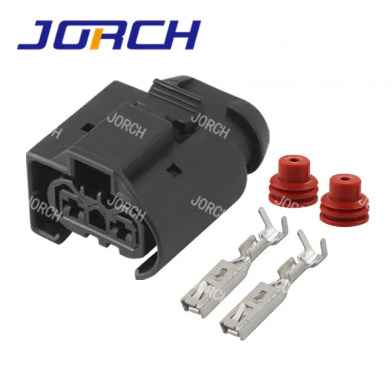 2-polige 3,5mm wasserdichte Kfz-Steck verbinder Auto-Luftpumpen-Kabelbaum stecker 7514237 50290060-02 für Luftpumpen stecker