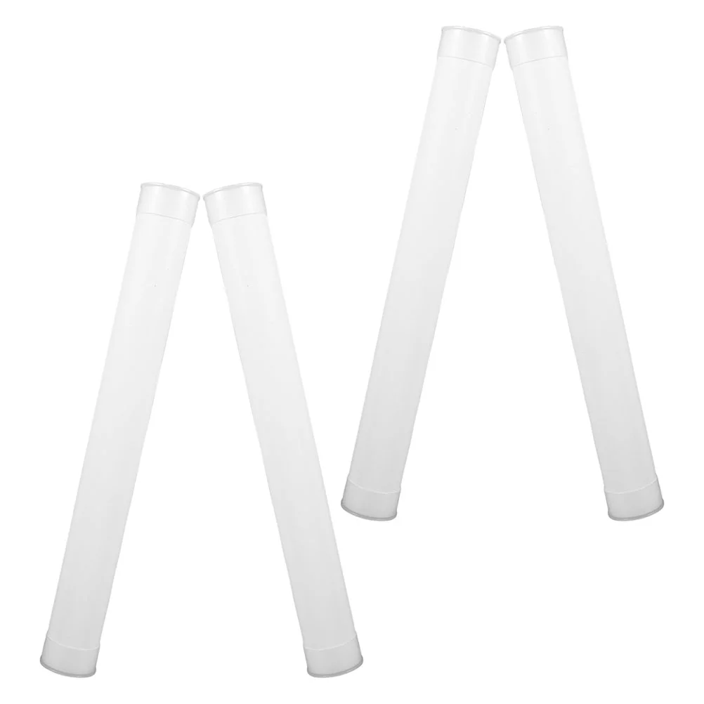 

4pcs Poster Tube With Caps Plastic Mailing Tube Shipping Heavy Duty Mailers Poster Tube Packing Plastic Round Tube Containers Fo