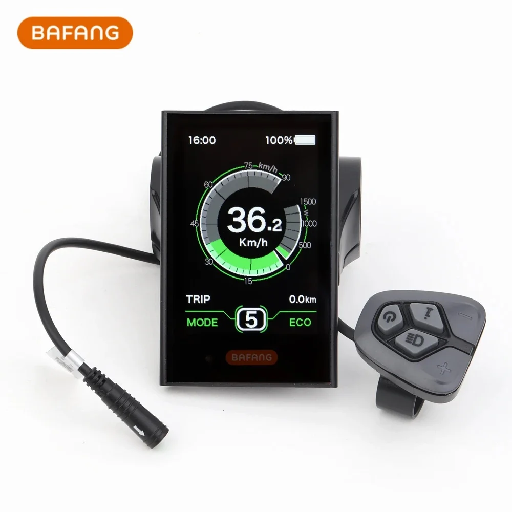 NUR BAFANG LCD DPC18 UART-Protokollanzeige für Bafang Mittelmotor BBS01B BBS02B BBSHD M620 G510 M400 G330 36V 48V 52V Rundstecker – Detail 3