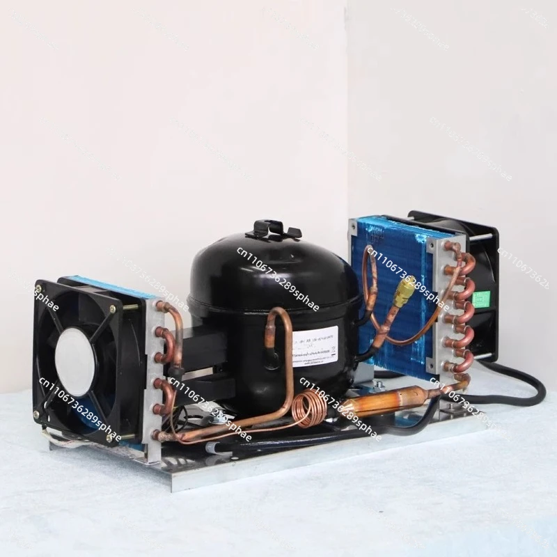 DC12V 24V Compressor Condenser BD25HC Car Refrigerator Solar Freezer Marine Refrigerator Air-cooled Refrigerator Unit