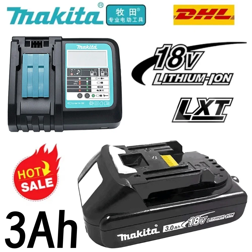 

18V 3.0Ah Lithium Ion for Makita 18v Battery 3Ah BL1850 BL1880 BL1860B LXT400 Makita Battery BL1860 Rechargeable Battery