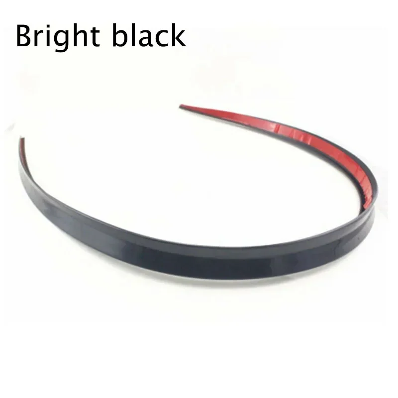 Universal Car Spoiler Soft sport spoiler Car Rear Roof Trunk Spoiler Rear Wing Lip Trim Sticker 1.18-1.5M