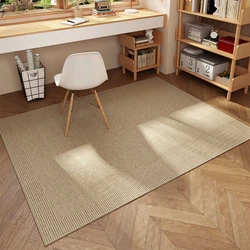 Study Table Floor Mat Living Room Bedroom Non-slip Carpets Simple Brown Customizable Rug Entrance Bathroom Door Mats Alfombra 러그