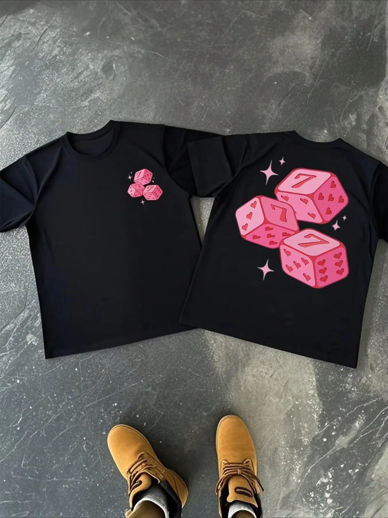 Summer Fashion Design for Procurement Products: Letter Print Design for Casual Men's and Women's American Street Style T-shirts