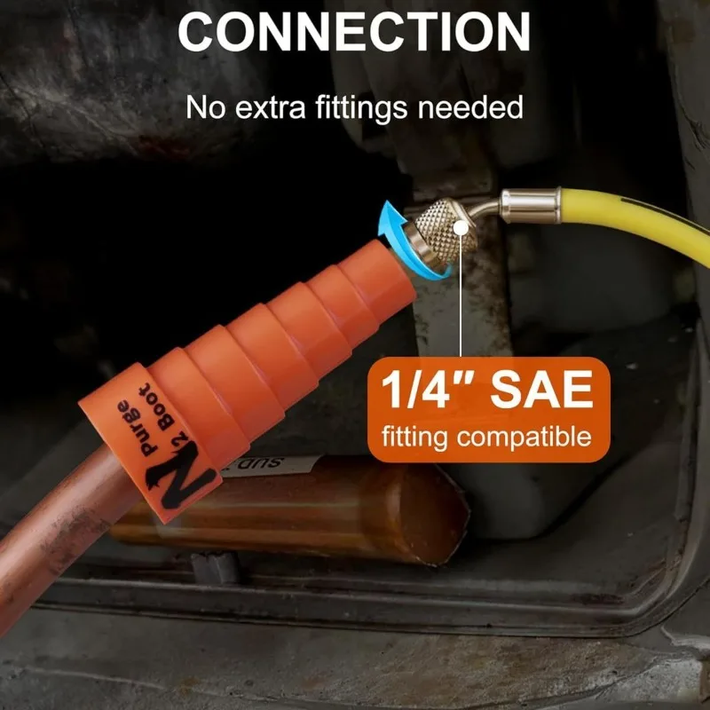 HVAC Brazing Nitrogen Purge Kit, Handheld Low Pressure Nitrogen Purge Welding Tool